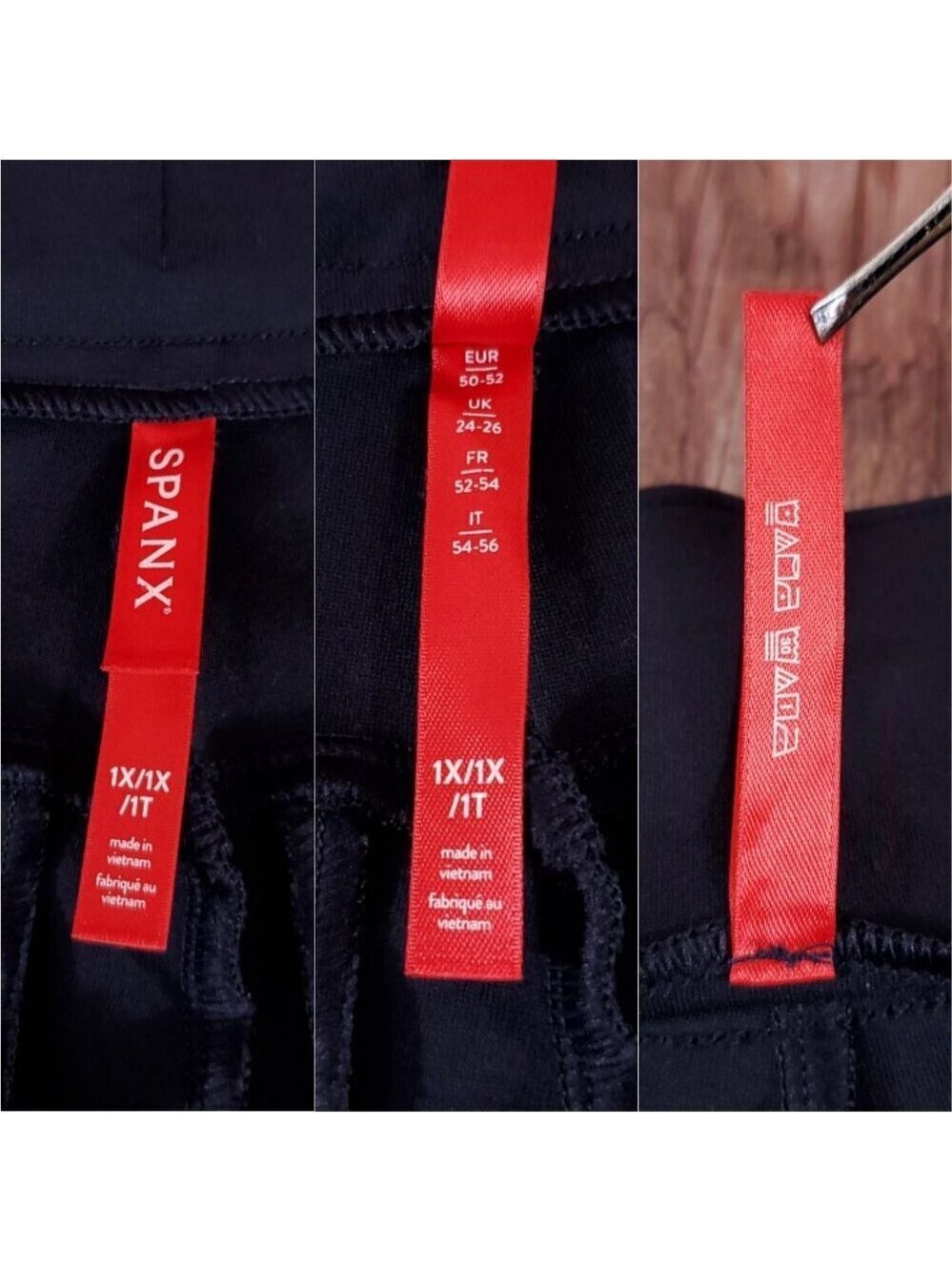 Spanx Womens Size 1X PerfectFit Ponte Hi Rise Flare Pants Navy Blue 20252R - Picture 10 of 12